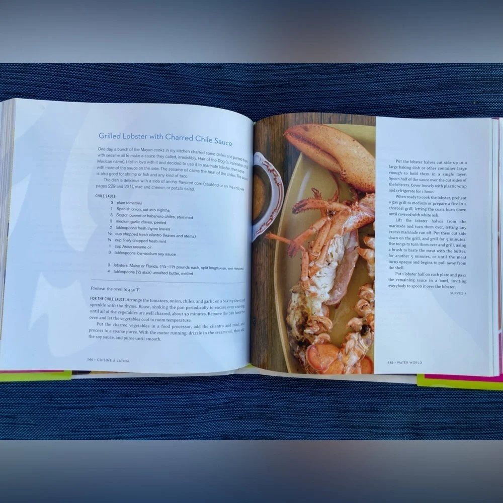Cuisine a Latina Michelle Bernstein autograph cookbook